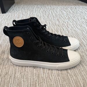 P.F. Flyers Black and White High-Top Sneakers